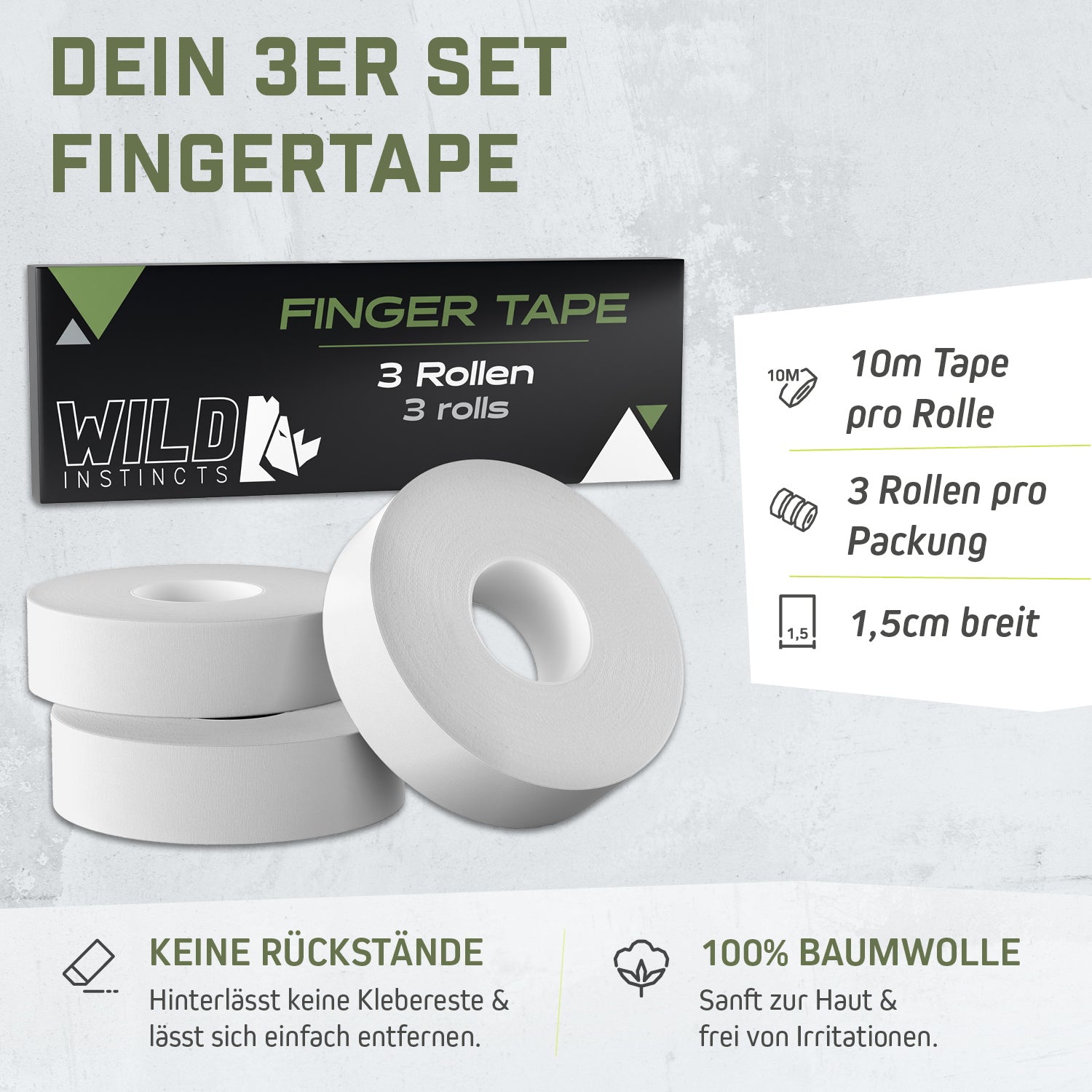 Finger Tape 3er Set