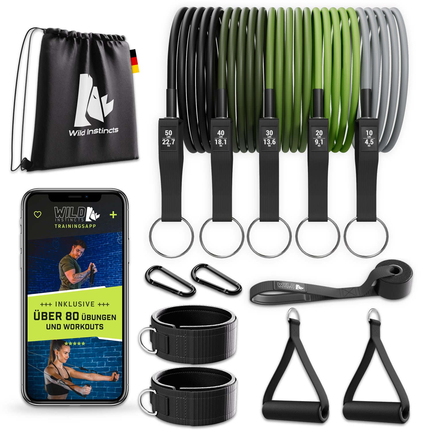 Widerstandsbänder Set - B-Ware