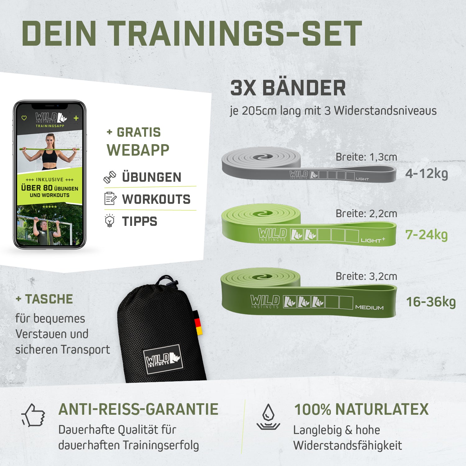 Pull-Up Bänder | Fitnessbänder