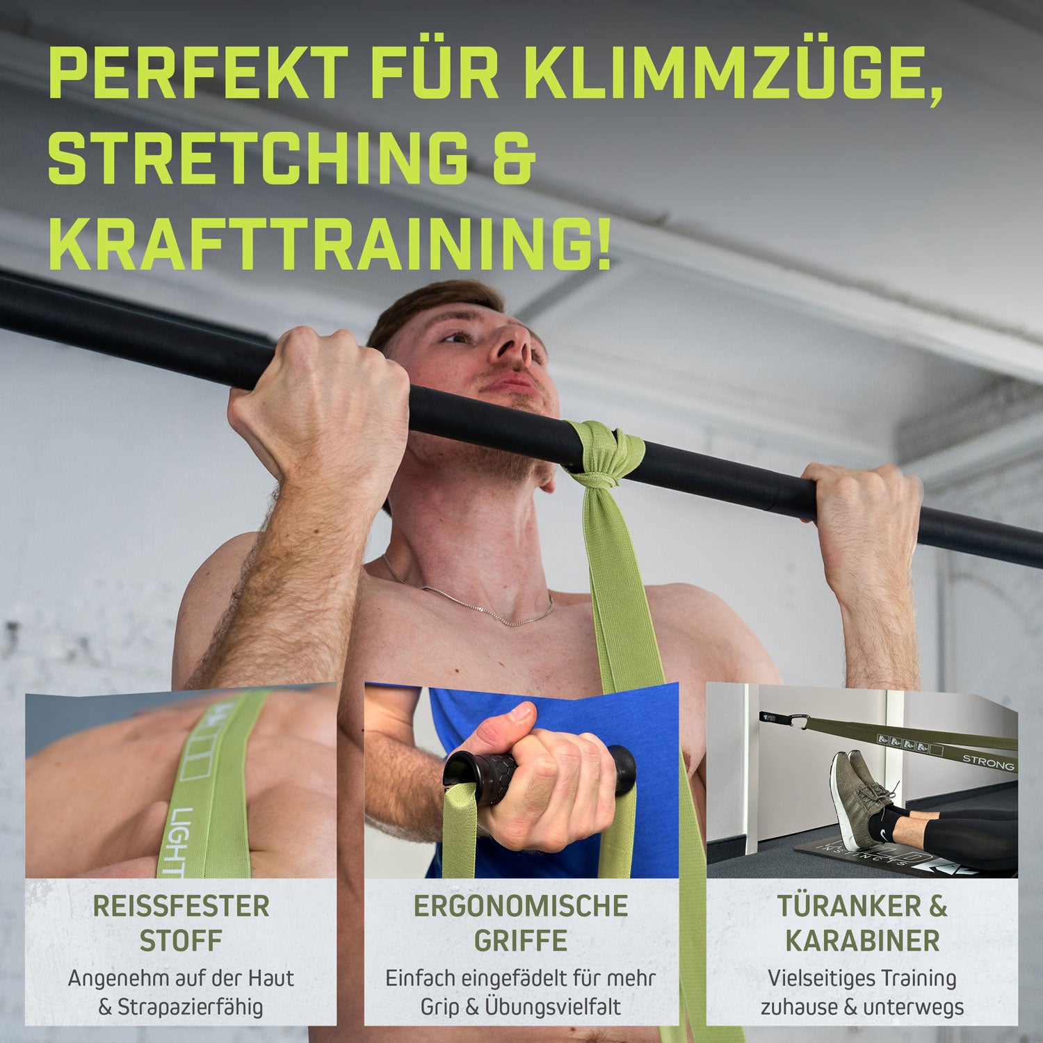 Fitnessbänder aus Stoff
